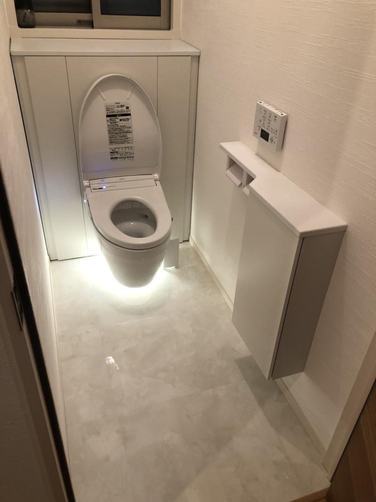 【富山市】清掃性のあるフロート式トイレに